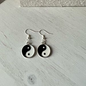 Yin-Yang Dangle Earrings